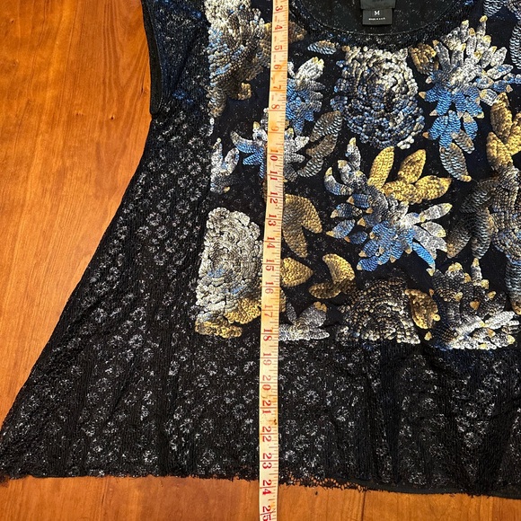 Anna Sui sequined flare top, medium - Picture 3 of 10